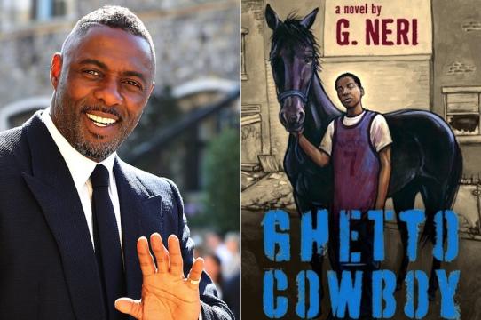 Left: Actor Idris Elba (Gareth Fuller/pool photo via AP). Right: Ghetto Cowboy cover