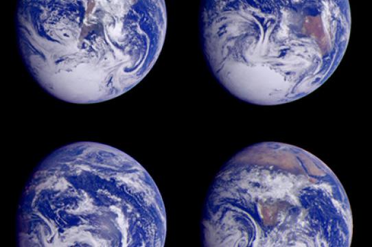 (Earth images courtesy of NASA)